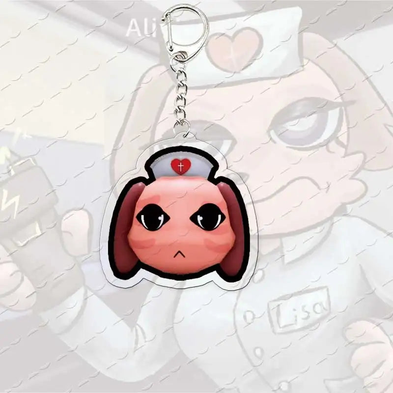 Animal Hospital Acrylic Charm Keychain