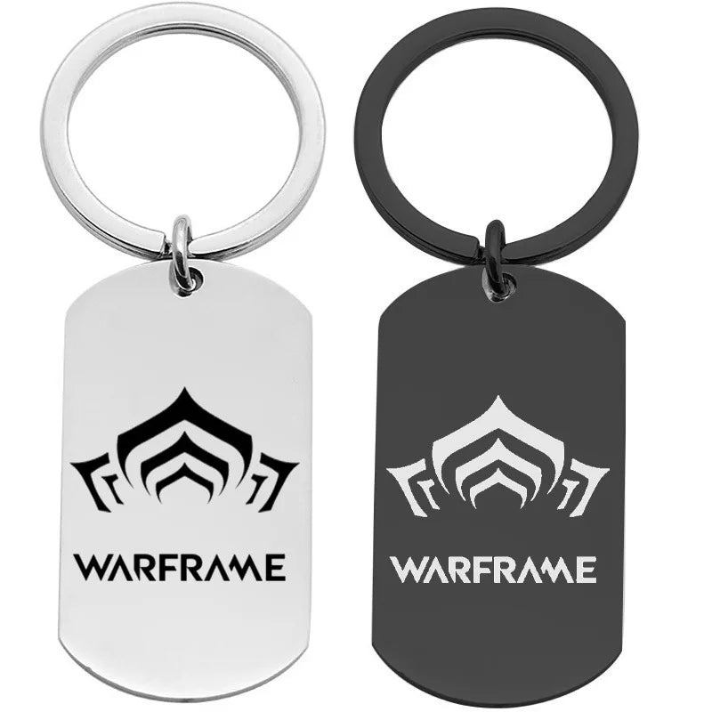Warframe Metal Keychain for Keys and Bags