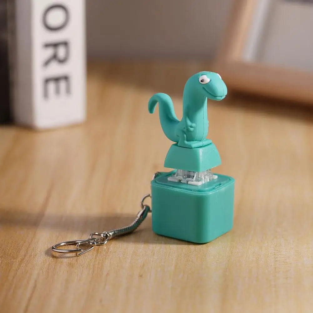 Tung Tung Tung Sahur Keychain Vioce LED Key Press Button Italian Brainrot Tralalero Tralala Shark Bag Pendants Key Accessories