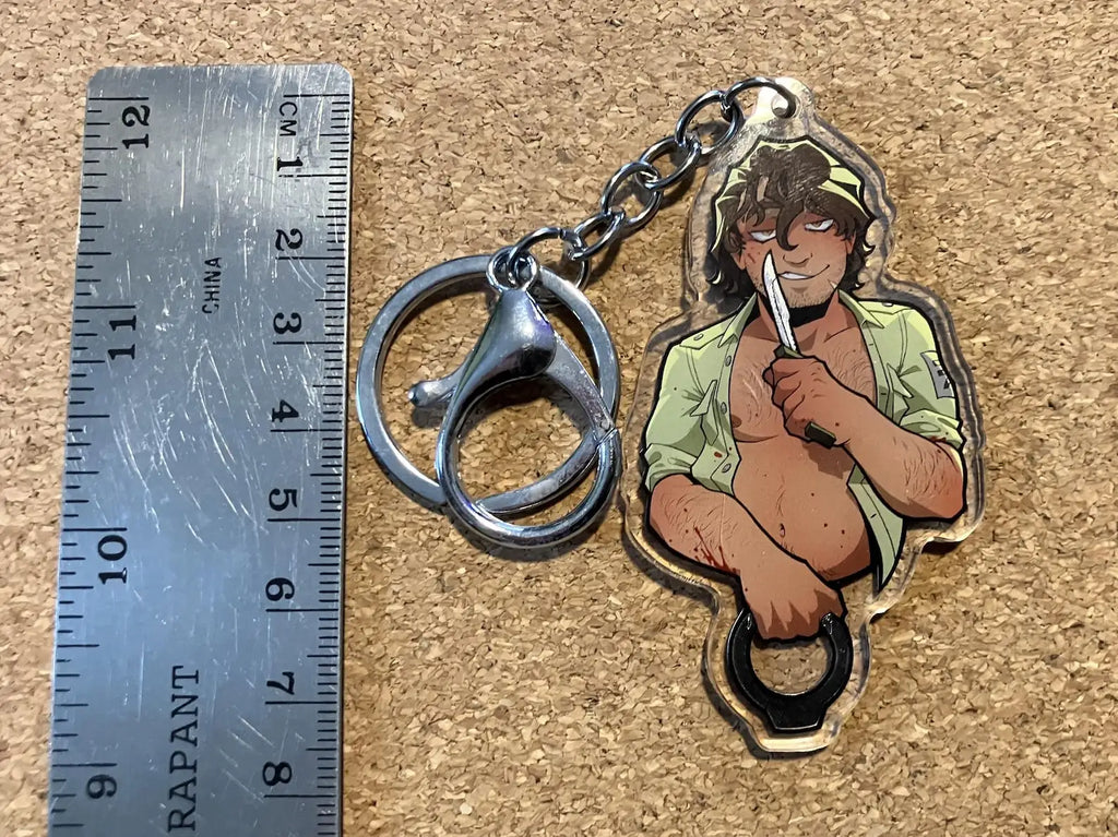 Double-Sided Acrylic Charm Keychain