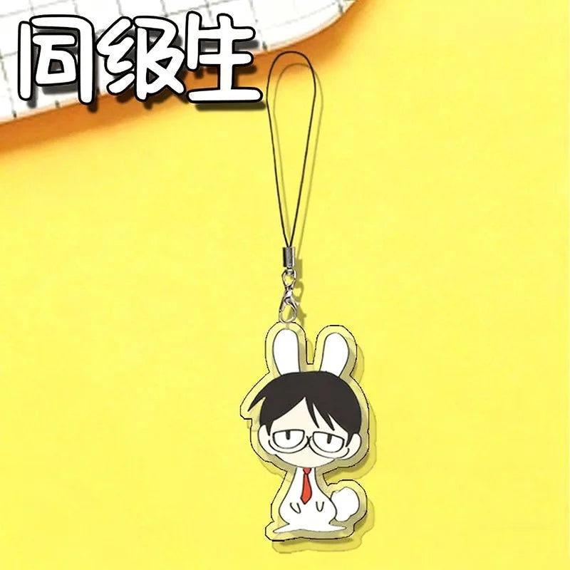 Doukyuusei Acrylic Character Charm Keychain