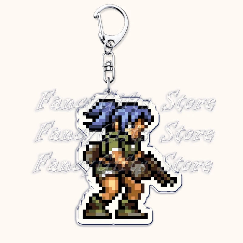Metal Slug Acrylic Keychain with Lobster Clasp