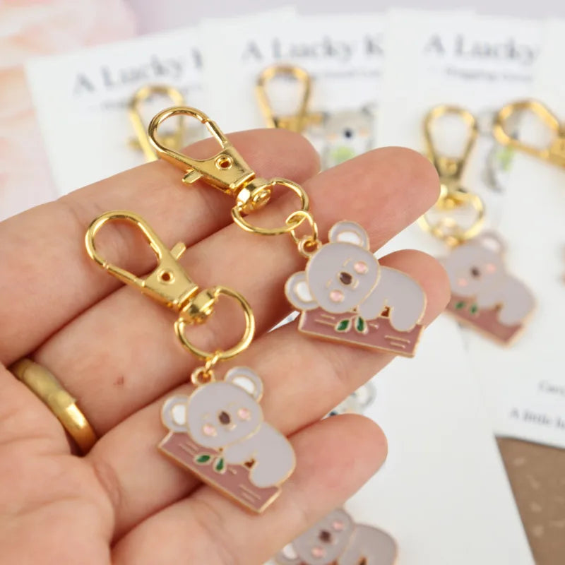Koala Keychain Set with Blessing Cards
