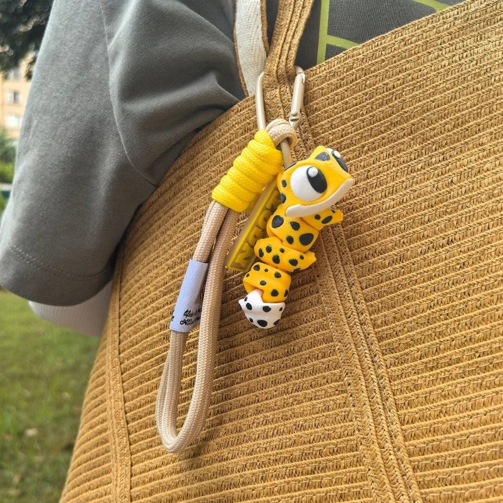 3D Printed Big-Eyed Leopard Gecko Keychain