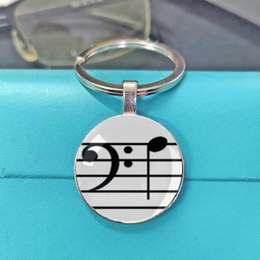 Silver-Tone Owl Charm Keychain