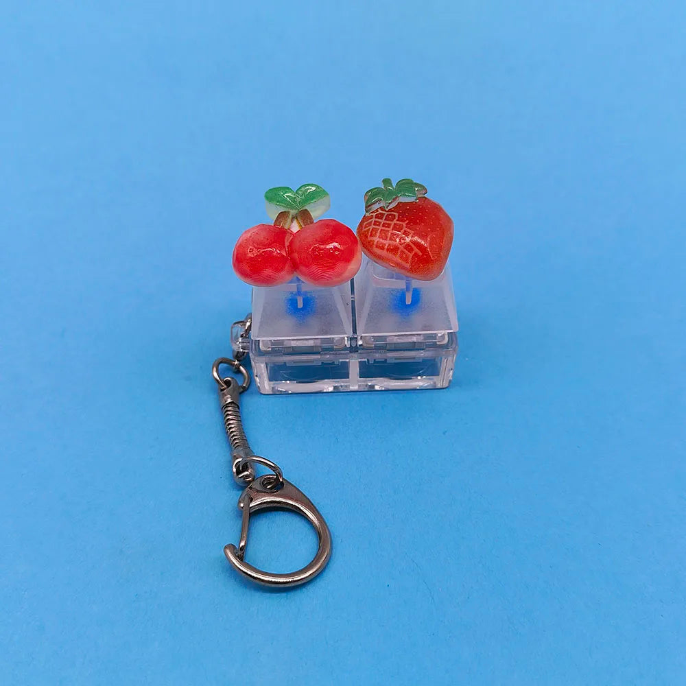 Keyboard Keycap Fidget Keychain with Click Sound
