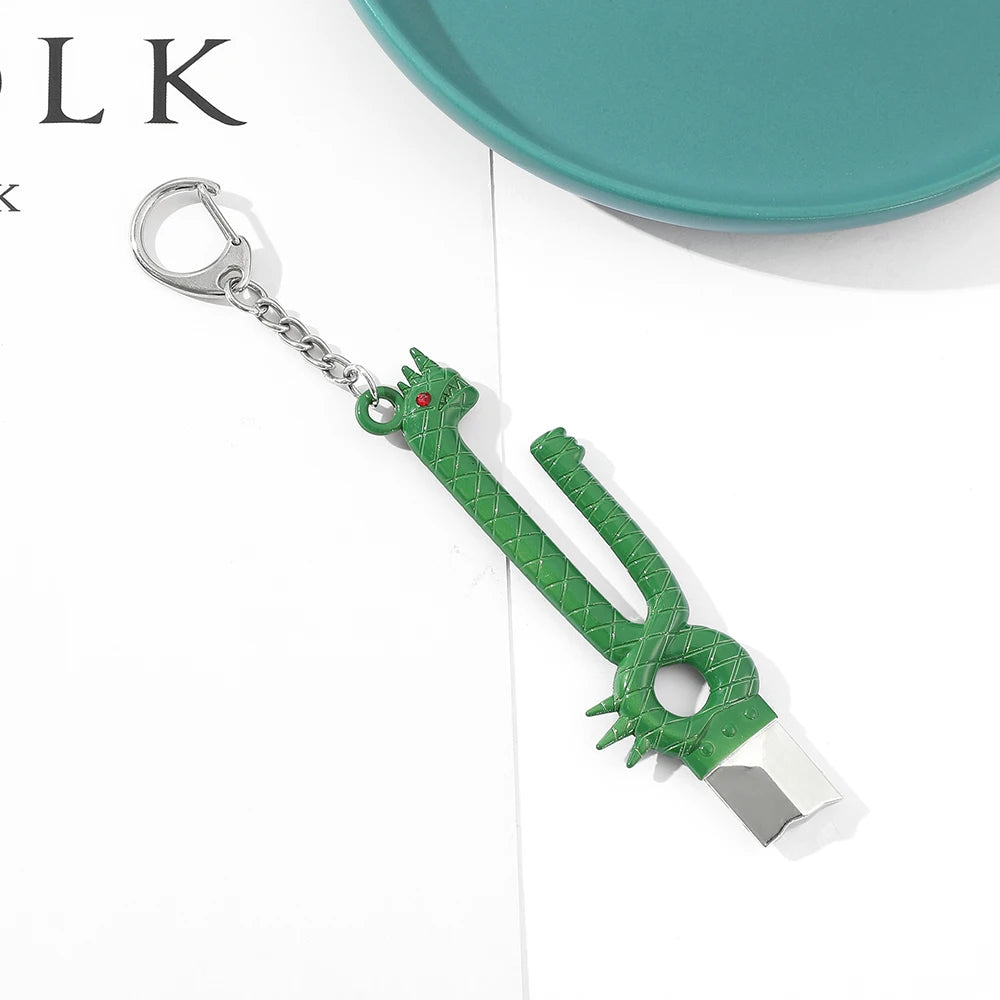 Japanese Anime Character Metal Keychain Fashion Creative Key Holder for Car And Backpack - Unique Gift Idea