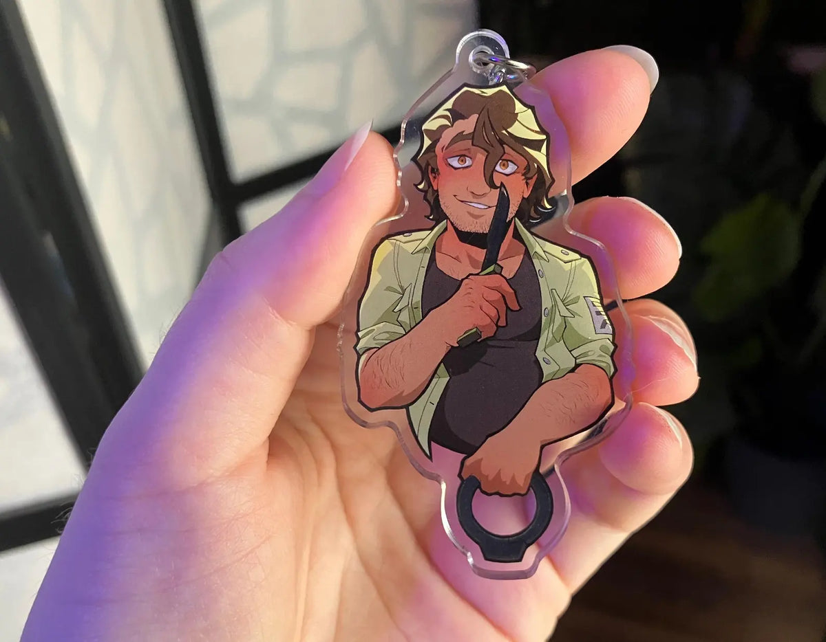 Double-Sided Acrylic Charm Keychain