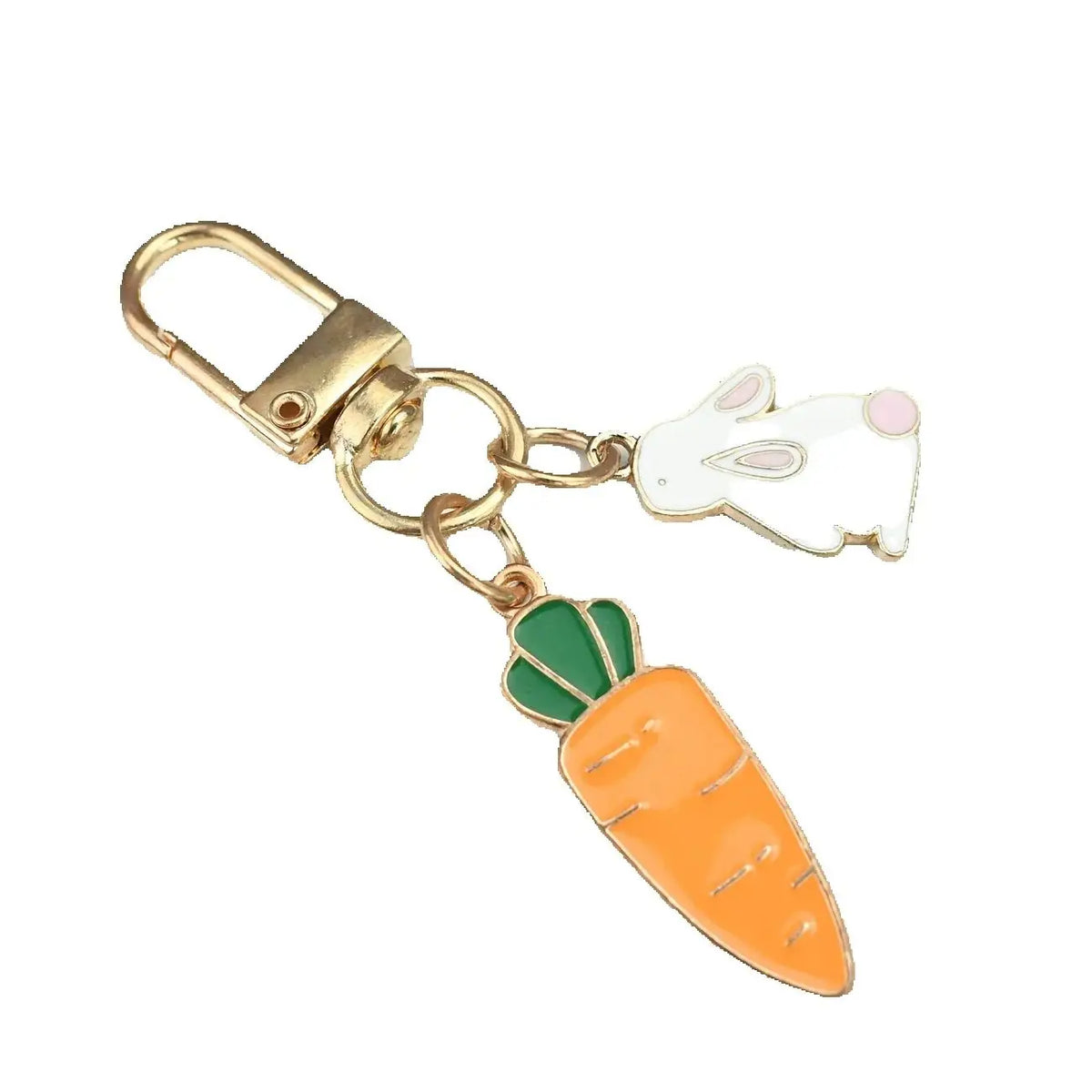Antique Silver Plated Animal Keychain