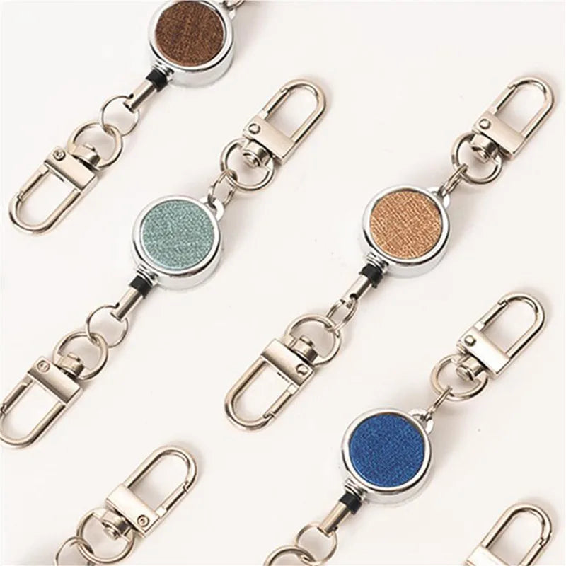 Retractable Aluminium ID Badge and Key Reel