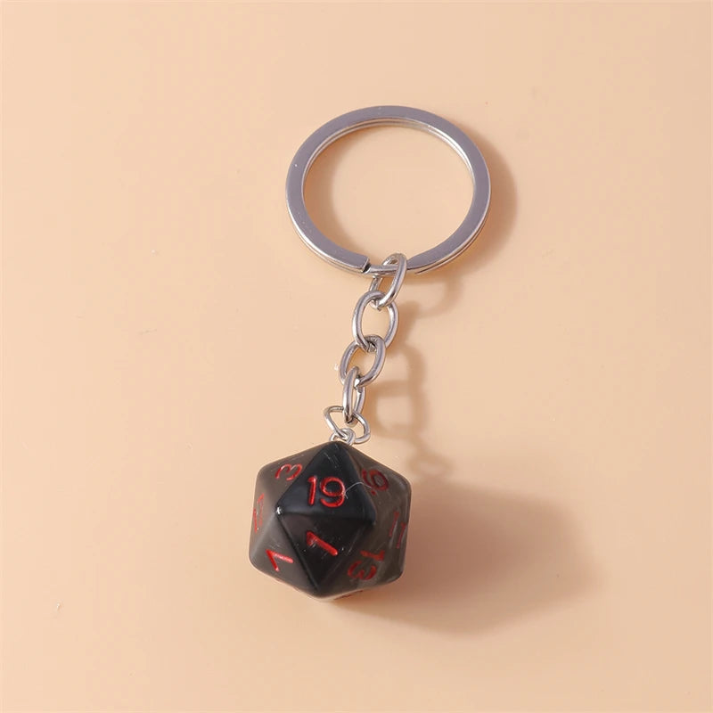 Cute Enamel Number 5 Keychain for Car Key Souvenir Gifts for Women Men Handbag Pendants Keyrings DIY Jewelry Accessories