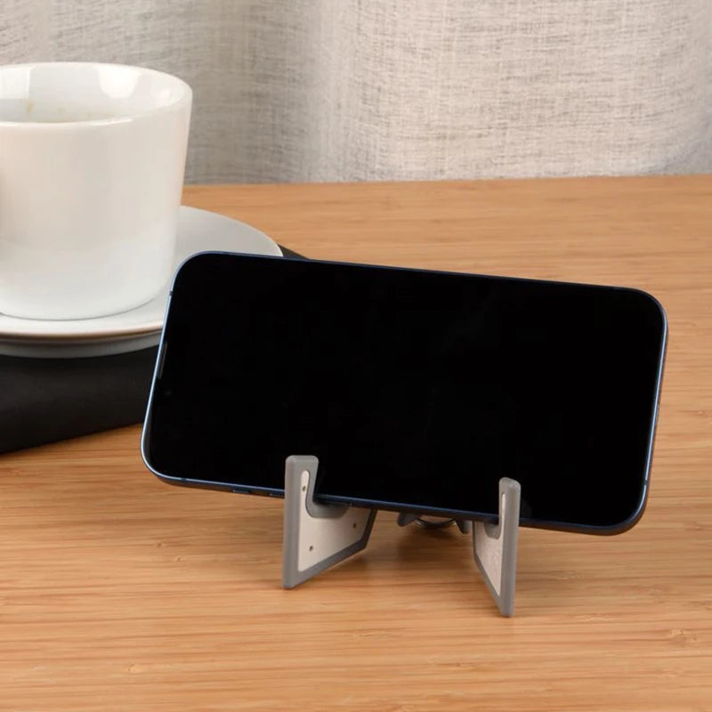 Foldable Phone and Tablet Stand with Key Ring