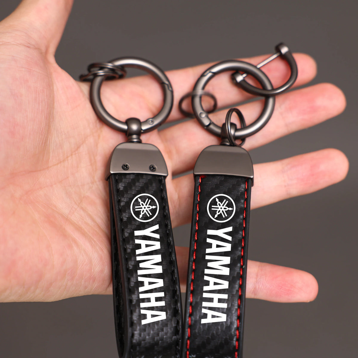 Smooth Alloy Motorcycle Keychain