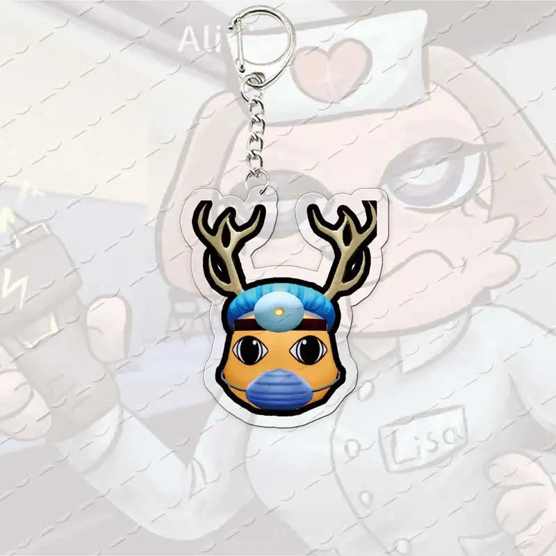 Animal Hospital Acrylic Charm Keychain