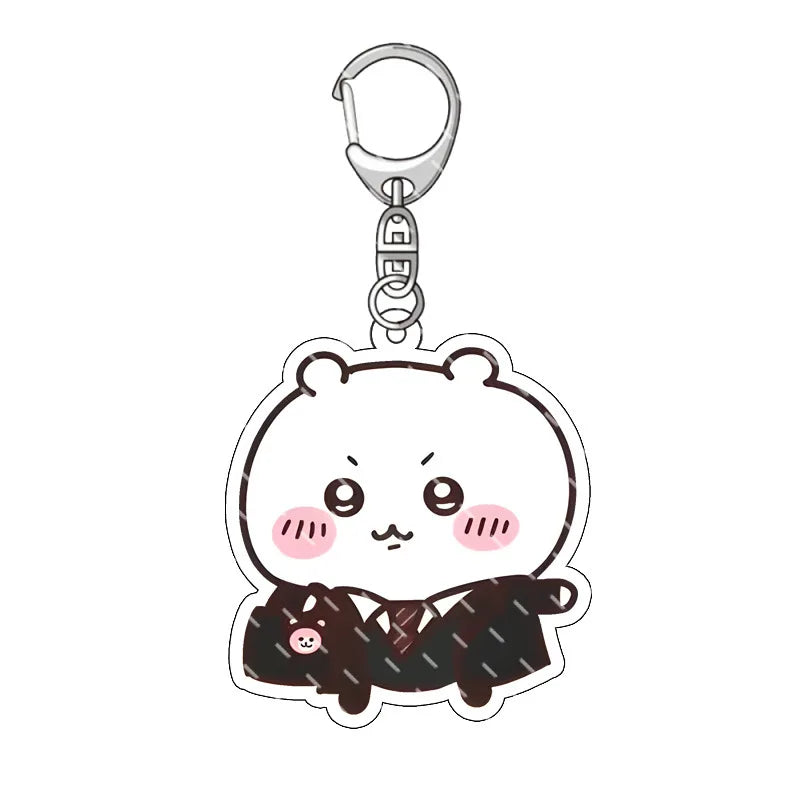 Cute Acrylic Keychain  All Character Variations 2-Sided Printed Charms for Backpacks  Keys Perfect Kawaii Gift for Fans