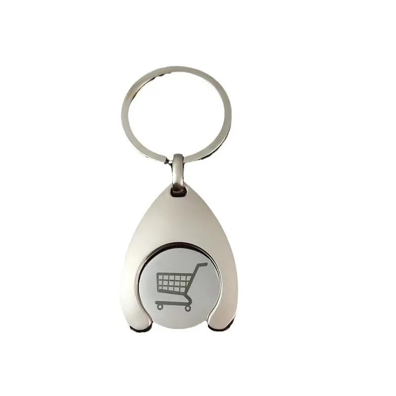 Keychain Small Gift Supermarket Shopping Cart Token, Party Gift, Practical Gift