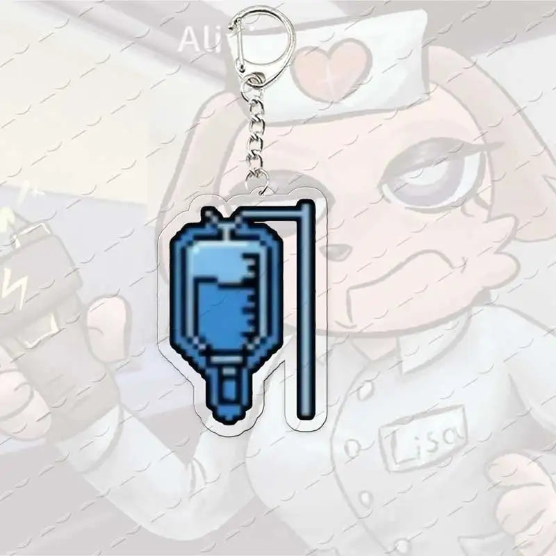 Animal Hospital Acrylic Charm Keychain
