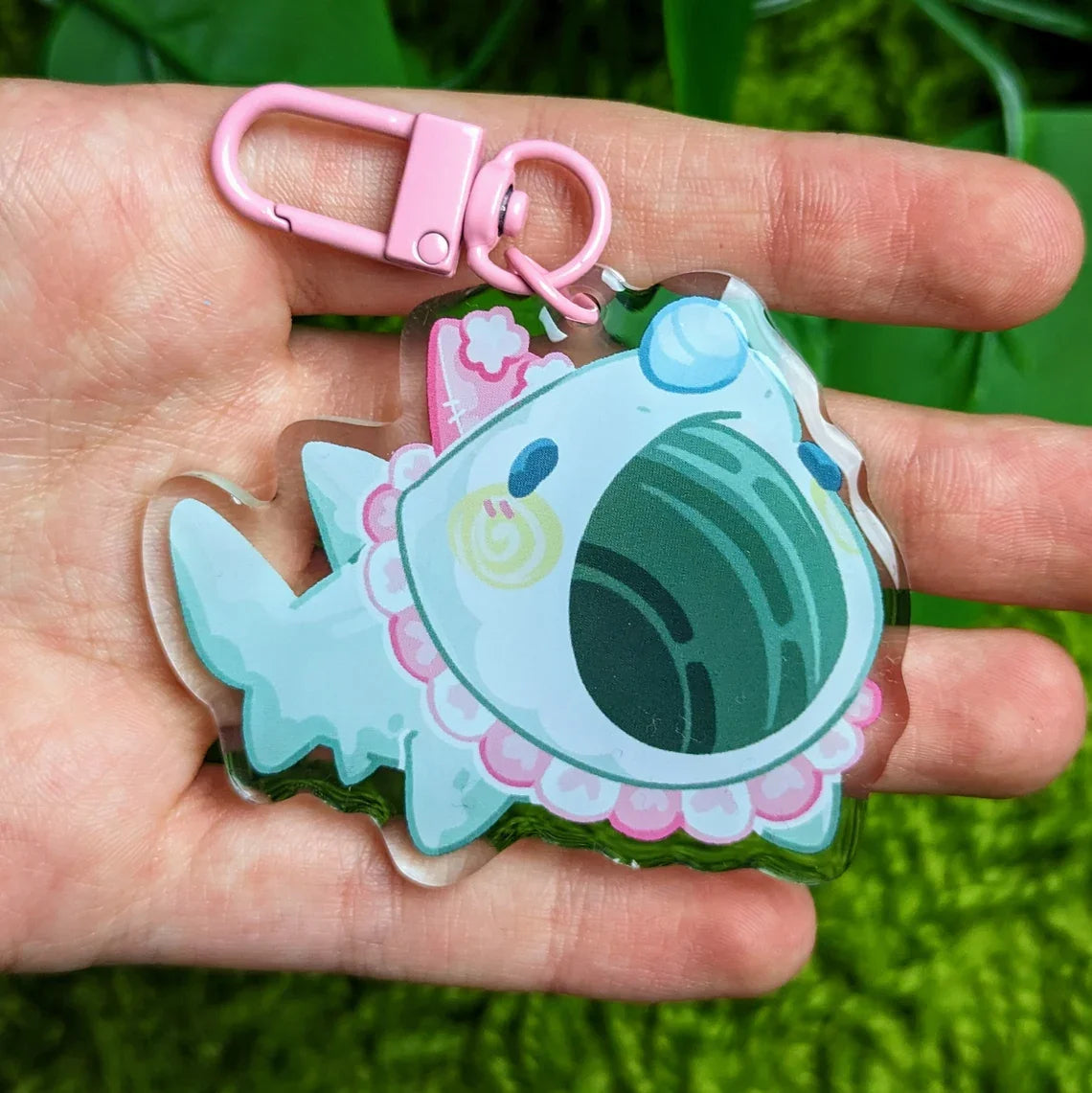 Clown Shark Keychains for Adults And Kids - Unique Sea Creature Keyring - Marine Life Themed Accessory