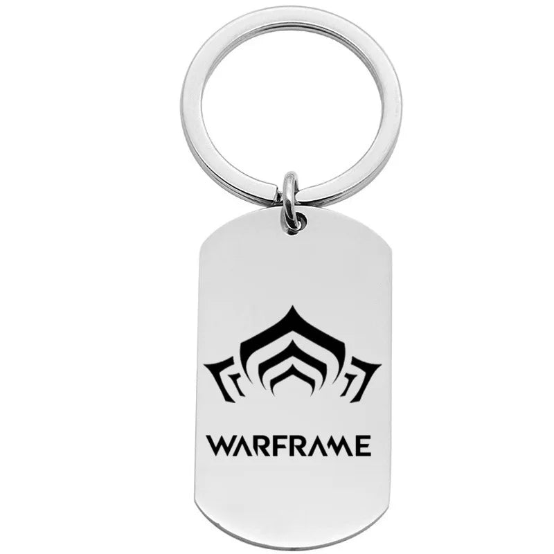 Warframe Metal Keychain for Keys and Bags