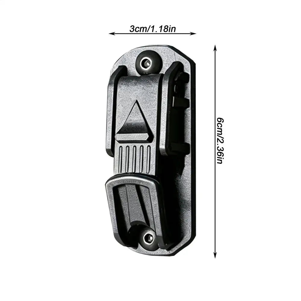Belt Clip Keychain with Carabiner Hook