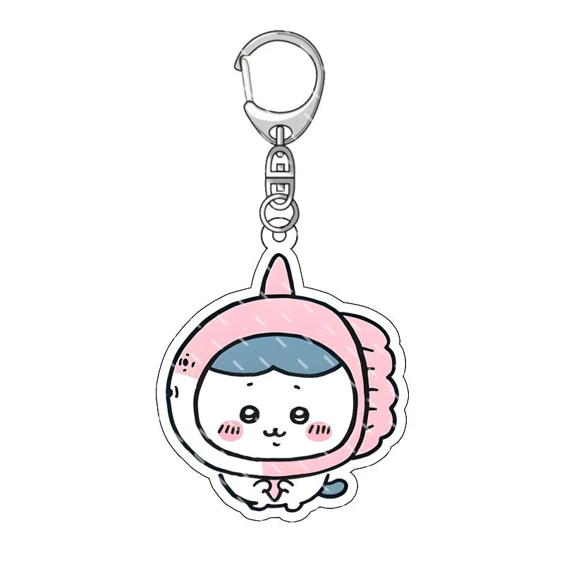 Cute Acrylic Keychain  All Character Variations 2-Sided Printed Charms for Backpacks  Keys Perfect Kawaii Gift for Fans