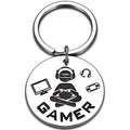 Engraved Controller Stainless Steel Keychain