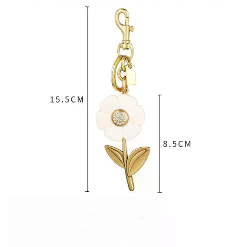 Floral Charm Keychain and Bag Pendant