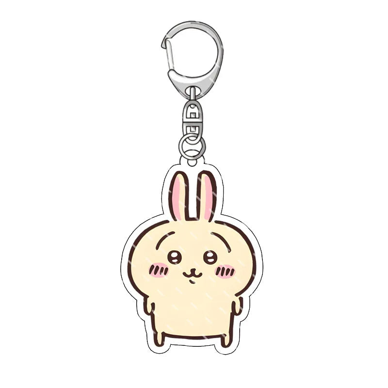 Cute Acrylic Keychain  All Character Variations 2-Sided Printed Charms for Backpacks  Keys Perfect Kawaii Gift for Fans