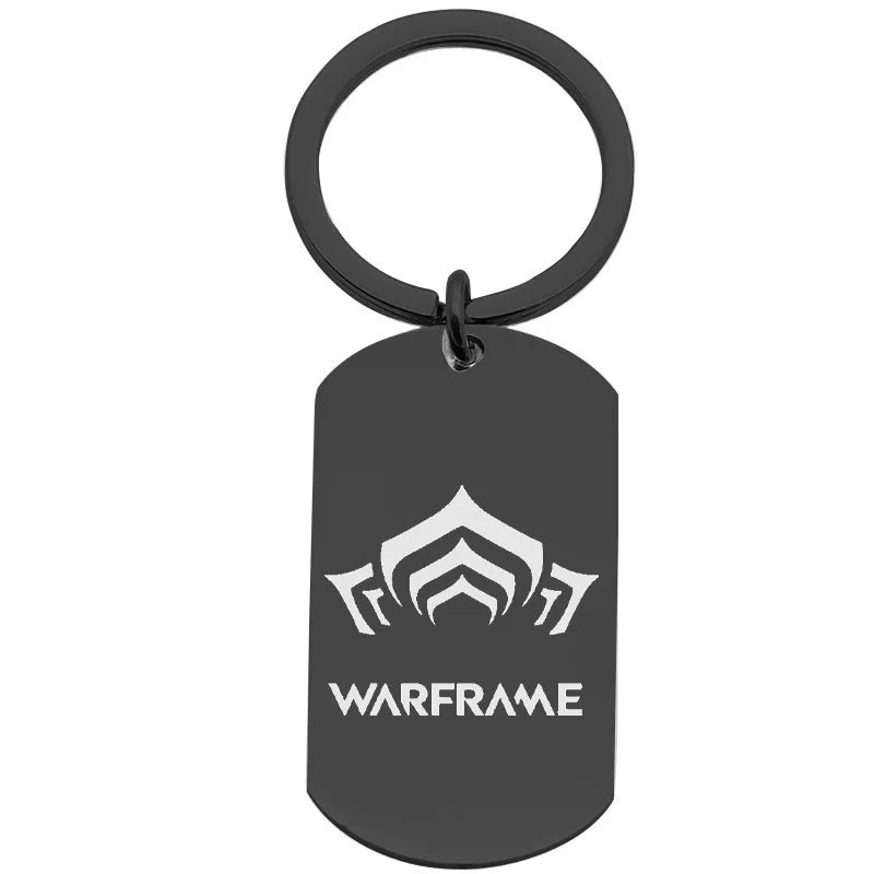 Warframe Metal Keychain for Keys and Bags