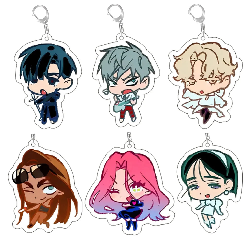 Alien Stage Chibi Acrylic Keychain with D-Clasp