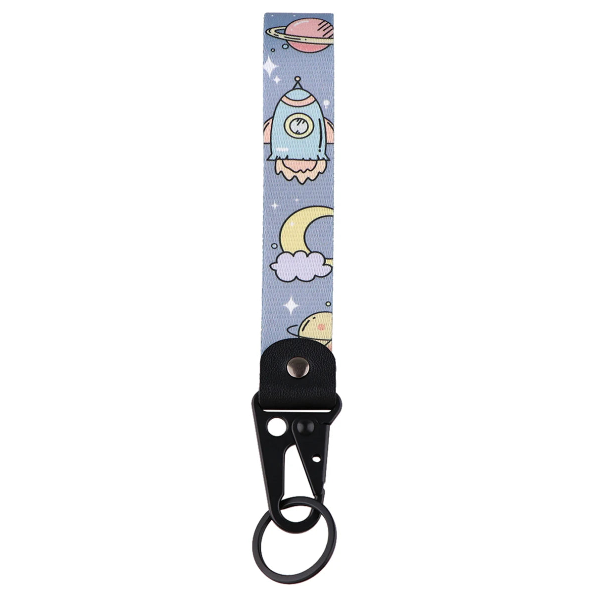 Embroidered Jet Tag Keychain with Double-Sided Design