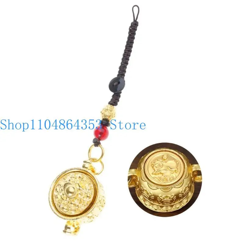 652F Portable Animal Keychain Pendant Accessory Representing Wealth And Happiness