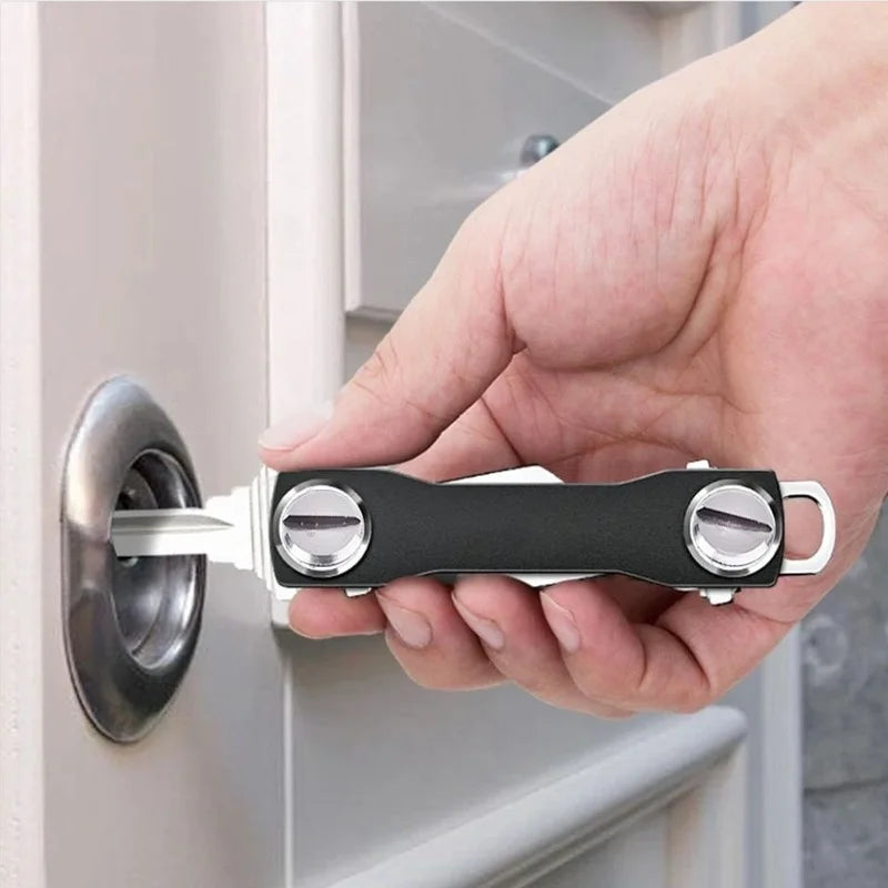 Compact Aluminum Key Organizer