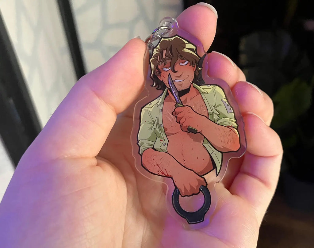 Double-Sided Acrylic Charm Keychain