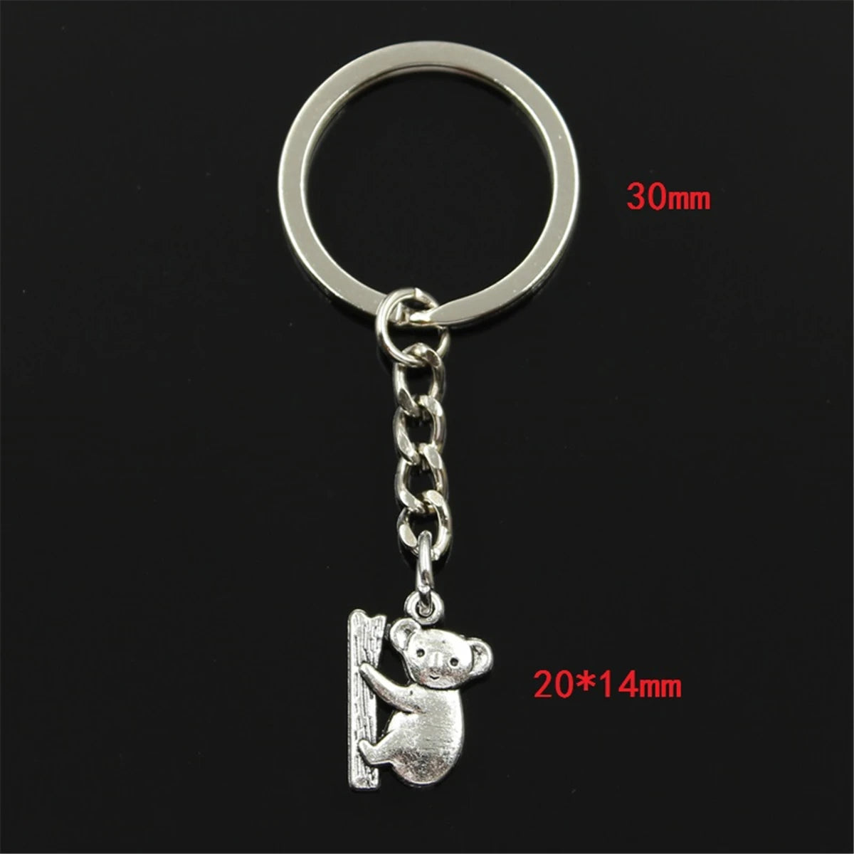 Koala Bear Pendant Keychain in Zinc Alloy