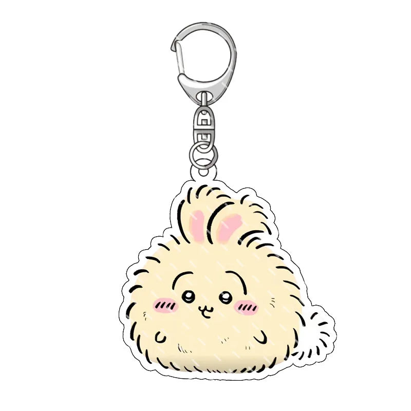 Cute Acrylic Keychain  All Character Variations 2-Sided Printed Charms for Backpacks  Keys Perfect Kawaii Gift for Fans