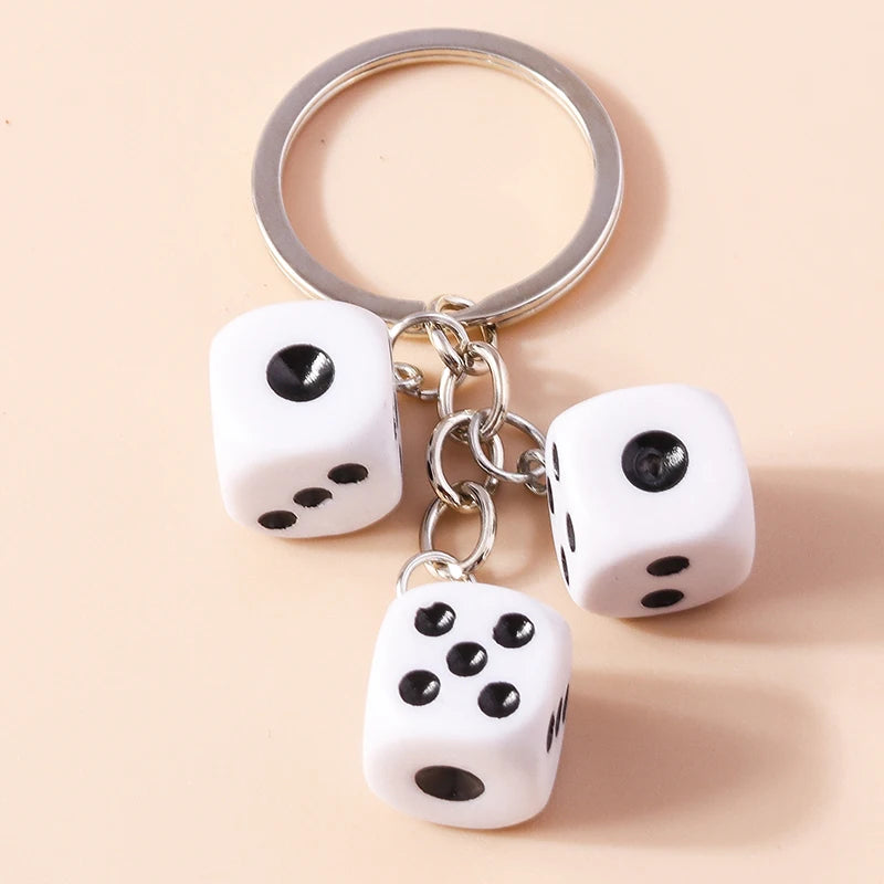 Cute Enamel Number 5 Keychain for Car Key Souvenir Gifts for Women Men Handbag Pendants Keyrings DIY Jewelry Accessories