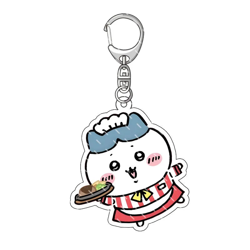 Cute Acrylic Keychain  All Character Variations 2-Sided Printed Charms for Backpacks  Keys Perfect Kawaii Gift for Fans