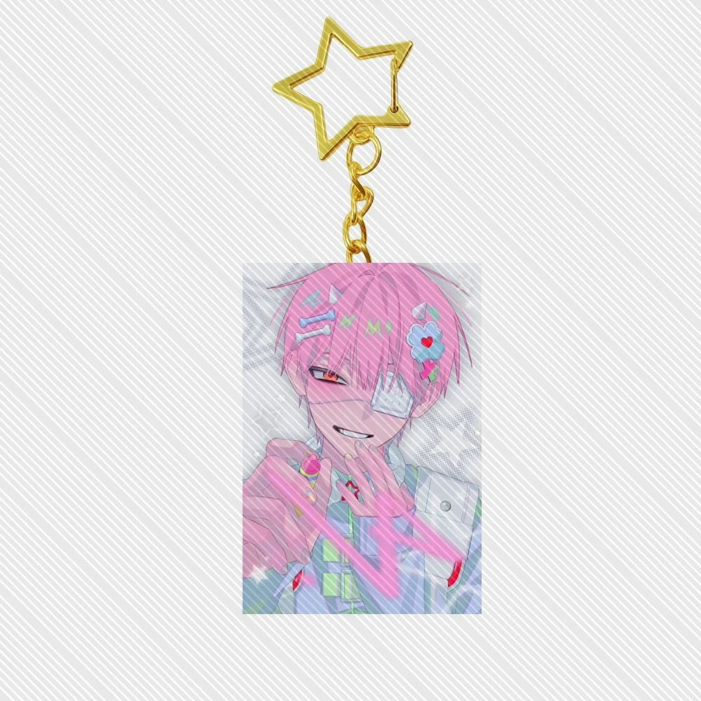Link Click Acrylic Keychain with Lobster Clasp