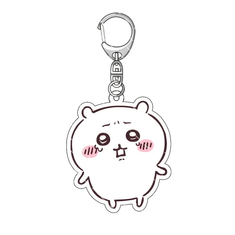 Cute Acrylic Keychain  All Character Variations 2-Sided Printed Charms for Backpacks  Keys Perfect Kawaii Gift for Fans