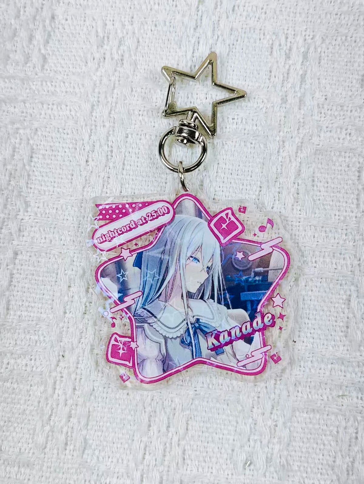 Academy Anime Acrylic Bag and Key Charm
