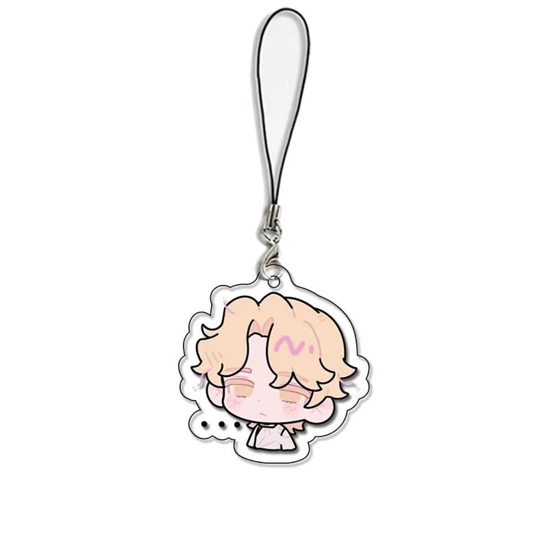Anime Alien Stage Ivan Till Arcylic Keychain Kawaii Phone Chain Bag Pendant Key Chain Backpack Decor Jewelry for Children Gifts
