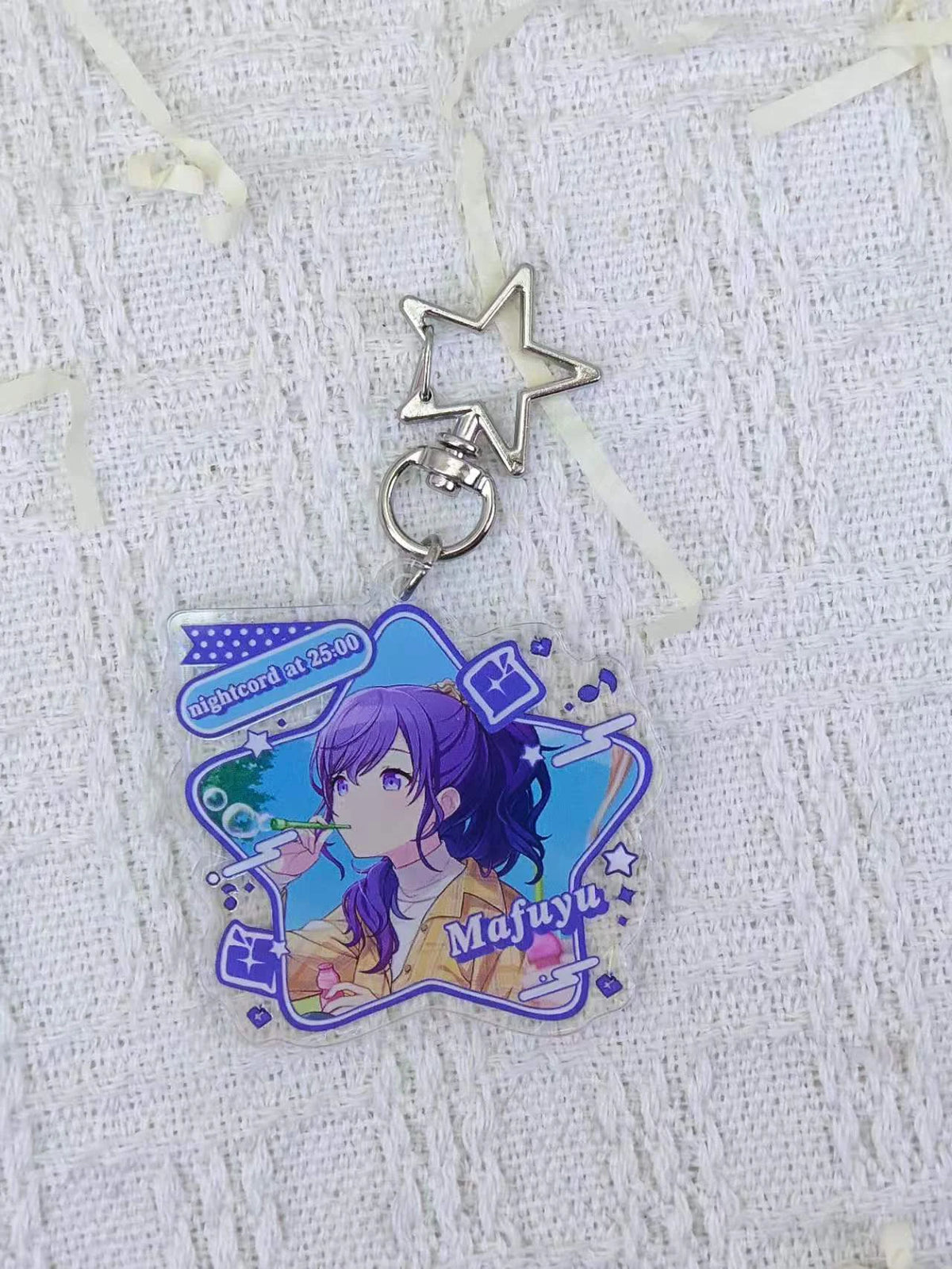 Academy Anime Acrylic Bag and Key Charm